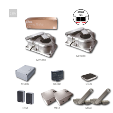 Podzemní sada motorů pro dvoukřídlou bránu do 3,5 m/křídlo