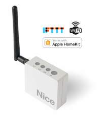 IT4WIFI inteligentní WIFI přijímač pro ovládání pohonu NICE s rozhraním IBT4N. Kompatibilní s Apple HomeKit a IFTTT. max počet uživatelů: android 20 ,IOS 16