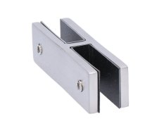 Úchyt skel (100x28x27 mm), pro sklo 12 mm, broušená nerez K320 / AISI304