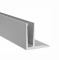Hliníkový kotevní profil pro sklo 12-22 mm, vrchní kotvení. Bez příslušenství, povrchová úprava brus, cena za délku 2500 mm