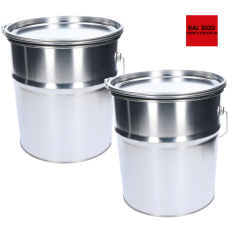 Barva antikorozní polomatná na zinek 20 kg - dopravní červená