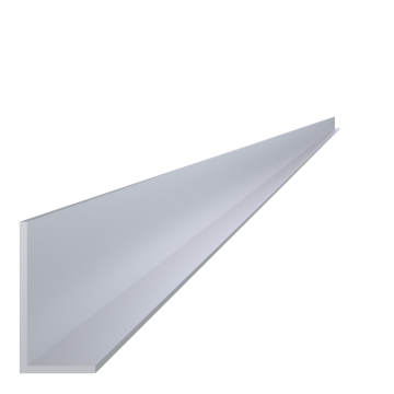 Hliníkový L profil 40x20x2mm, délka 6000mm, materiál EN AW-6060 T66, přírodní hliník bez povrchové úpravy, cena za KUS