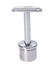 Držák madla pevný na trubku ø 42.4mm (78x64mm), leštěná nerez /AISI304