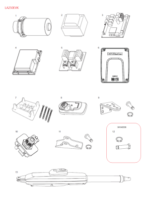 041A0336 zajišťovací čep s pojistným kroužkem