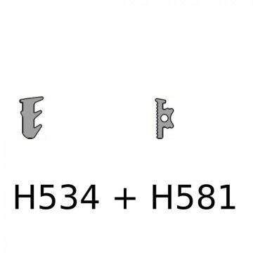 H581A-B - Těsnění pro profil