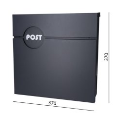 Poštovní schránka, max. formát dopisu A4, RAL 7016