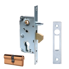 Hákový zámek na posuvnou bránu, rozteč 72 mm + VL60