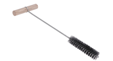 čistiaca kefka nylonová s drevenou rúčkou Ø20mm, dĺžka 250mm - z toho časť s kefkou 80mm