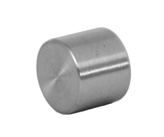 Ukončení na trubku ø 14mm, broušená nerez K320 / AISI304