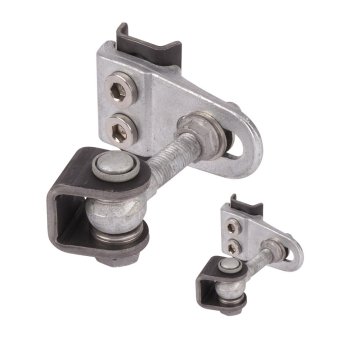 LOCINOX® GBMU4D16 navařovací pant M16, otevíratelný 180°, nastavitelný 3D, pozink