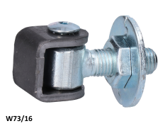 Pant M16 navařovací, otevíratelný 90°, nastavitelný 1D s kontramaticí, částečně pozinkovaný