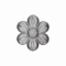 Květ H 60 x L 60 mm, tl. 1,2 mm