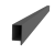 Uzavretý profil L 70x34x55x2mm, čierny S235, hladký L=3000mm, cena za 1ks(3m), čierny bez povrchovej úpravy, predaj len v 3 a 6m dĺžkach - Délka: 3m