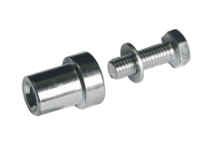 Přivařovací matice (30mm) se šroubem M8x30 pro uchycení kovového hřebene CREM