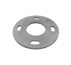 Kotvící plotna (ø80 mm) na trubku ø33,7 mm (otvor ø33,8 mm), bez povrchové úpravy / AISI304