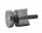 Svorka bodová na sklo 6-12 mm na trubku ø 42,4 mm, broušená nerez K320 / AISI304, balení obsahuje gumičky na sklo