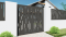 Designová kovová výplň, laserem vypálený vzor 8211, rozměr 1000x2000x2,0 mm +/- 0,5%, výška výpalku 34 mm, bez povrchové úpravy, perforace 14%