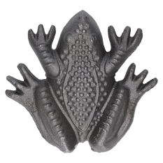 Dekorační prvek 95x100x8 mm - žába, odlitek