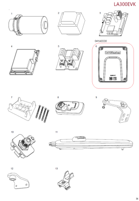 041A0330 ochranný kryt řídící jednotky se šrouby