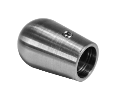 Ukončení ø 20 mm na trubku ø 12 mm, broušená AISI 304
