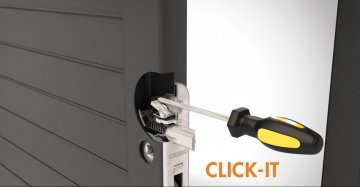 LOCINOX® zadlabávací zámek pro křídlové vrata, rozteč 92 mm, zádlab 47 mm, pro profil 50 mm a více