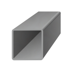 Uzavřený profil 60 x 60 x 2 x 6000 mm, černý S235, hladký