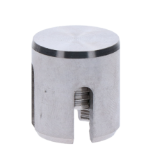 Úchyt pro nerezové lanko ø4 mm, broušená nerez K320 / AISI304