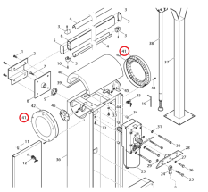 570COPE019A00 náhradní kryt majáku pro závoru ALT424 1ks v balení