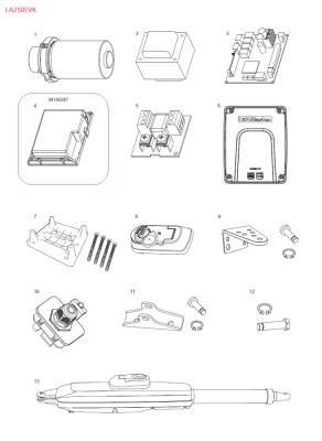 041A0287 kryt řídící jednotky se šrouby