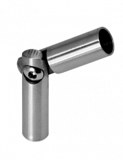 Spoj nastavitelný ø 8mm (0-100°) s kloubem, broušená nerez K320 /AISI304