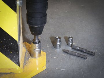 3 dílna sada, redukce SDS na vnějším čtyřhran: 6,3 mm