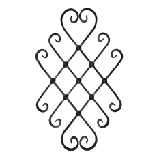 Kovářský ornament H 580xL440 mm-620 x 380 mm,16 x 8 mm