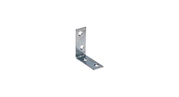 úhelník 40x40x17mm, 1,5mm, galvanicky pozinkovaný, díry průměr 4,5mm - v počte 4ks