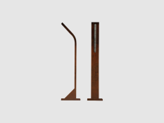 Venkovní LED osvětlení STIK S UP, barva CORTEN, H-404mm