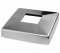 Kryt spodní příruby (108x108 / 25x1,5 mm), otvor: 40,5x40,5 mm, na profil 40x40 mm, broušená nerez K320 / AISI304