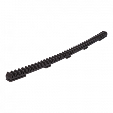 Hřeben nylonový vyztužený sklolaminátovým vláknem, L-500 mm, max. do 300 kg, určený pro hliníkový samonosný profil