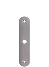 Kotvící plotna (155x30x10mm / M8 / M12), broušená nerez K320 /AISI304
