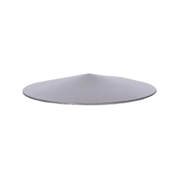 Stříška plechová, ø 76 mm, 1,2 mm, kulatá