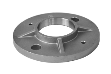 Příruba na trubku ø 42,4 mm (ø 100 /8,8 mm), broušená nerez K320 / AISI316