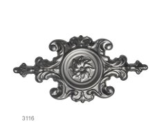 Ornament plechový 340 x 170 mm, hr. 1 mm