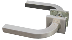 Klika nerezová (pár), balení: 2ks klika + příslušenství k montáži, broušená nerez K320 / AISI304