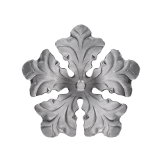 Květ 102 x 106 mm, tloušťka 2 mm