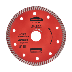 Profesionálny Turbo diamantový kotúč lisovaný za tepla 125x2.3x22