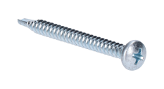 TEX šroub 3.9x13 samovrtný s půlkulatou hlavou PZ a vrtáčkem DIN7504N