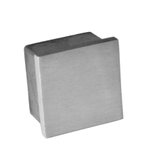 Ukončení na jekl 40 x 40 mm, broušená nerez AISI 304