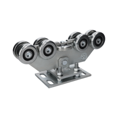 Vozík INTERMEDIO pro samonosný systém Combi Arialdo do 470kg, 9 kolečkový, výškově nastavitelný, pro profil 80x85mm