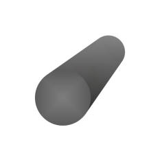Tyč kruhová valcovaná plná 12mm, bez povrchovej upravy S235, hladká L=1000mm, cena za 1ks(1m)