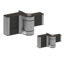 Záves pre krídlové bránky do 60 kg/1 m, otvárateľný do 180°, SILV