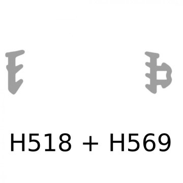 H569A-G - Těsnění pro profil