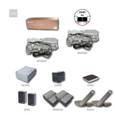 L-FAB METRO podzemní sada pro dvoukřídlovou bránu do 4m/křídlo